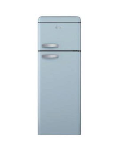 Swan Sr11010Bln 55Cm Retro Top Mount Fridge Freezer - Blue